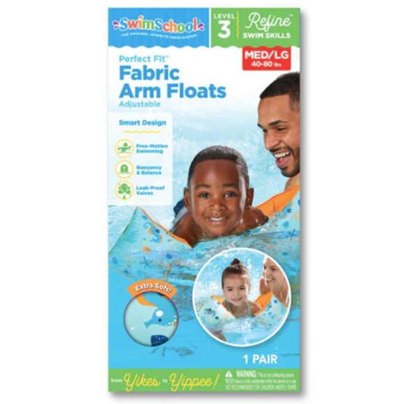 SwimSchool Multi-Color Child Arm Pool Inflatable Floaties, Size - Picture 3 of 4